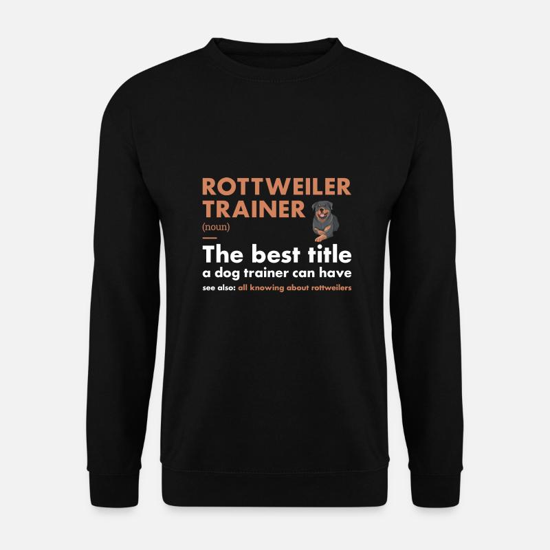 Rottweiler Trainer Definiton - Unisex Pullover - Schwarz
