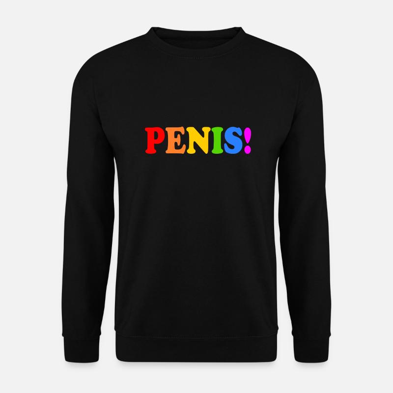 Penis - Unisex Sweatshirt - black