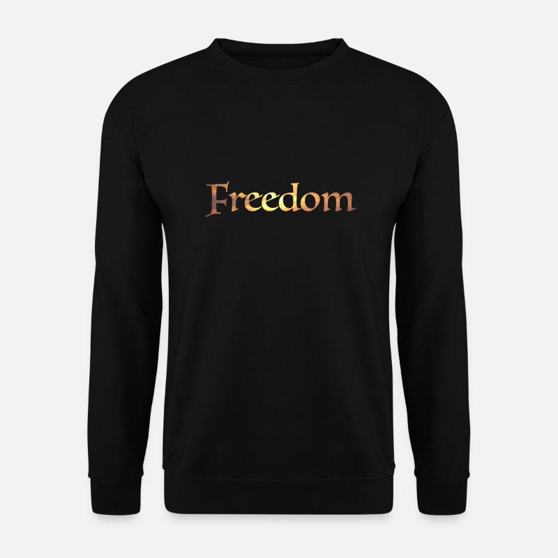 Freedom - Unisex Pullover - Schwarz