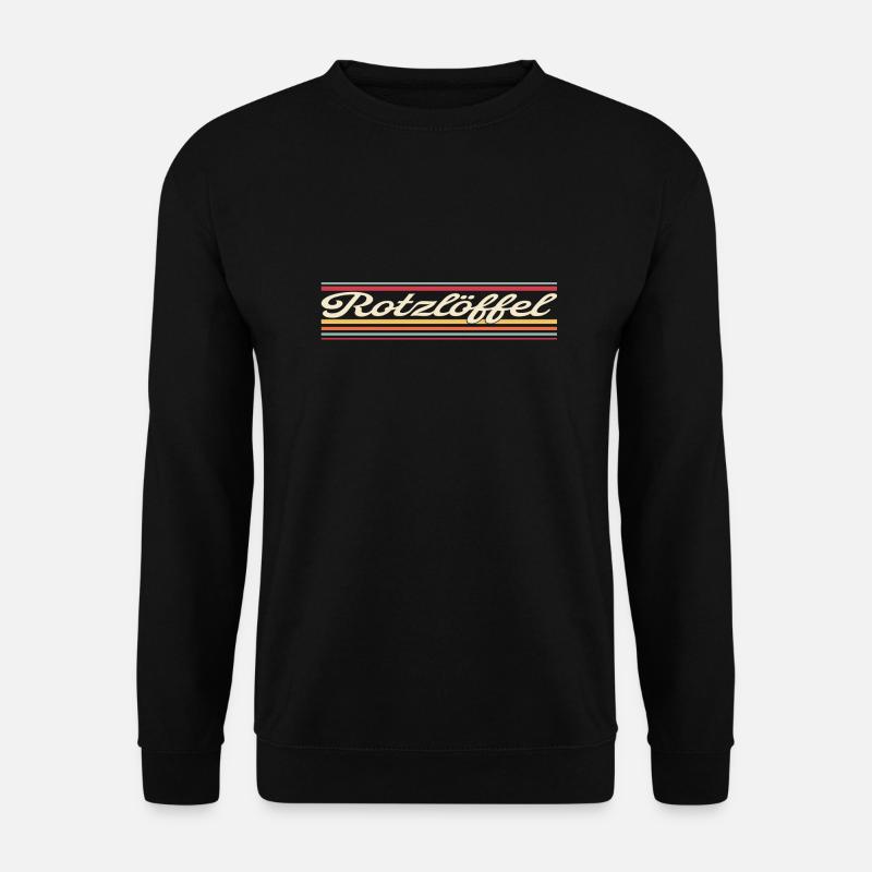 Rotz löffel - Unisex Pullover - Schwarz