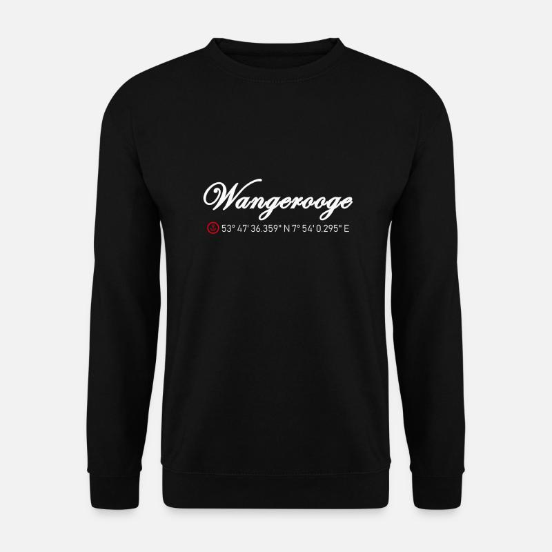 Insel Wangerooge - Unisex Pullover - Schwarz