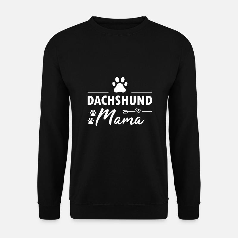 Dachshund Mama - Unisex Sweatshirt - black