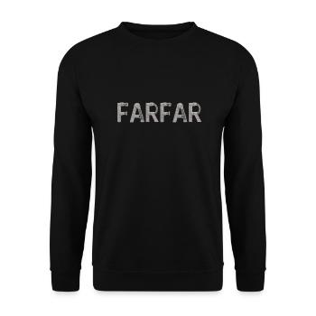 Grandpa Swedish Grandpa Sweden Dad Birthday Grandfather - Unisex Sweatshirt - black - Front - Alina (178cm) & Michal (187cm)