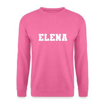 Name - Elena - Unisex Pullover - Pink - Vorne