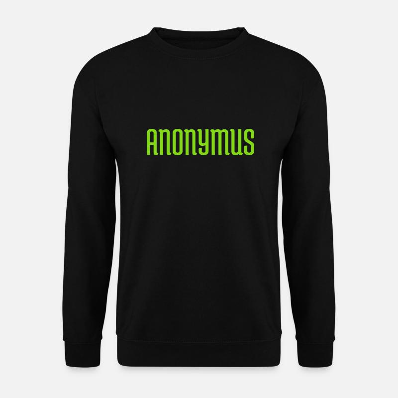 ANONYMUS - Unisex Pullover - Schwarz