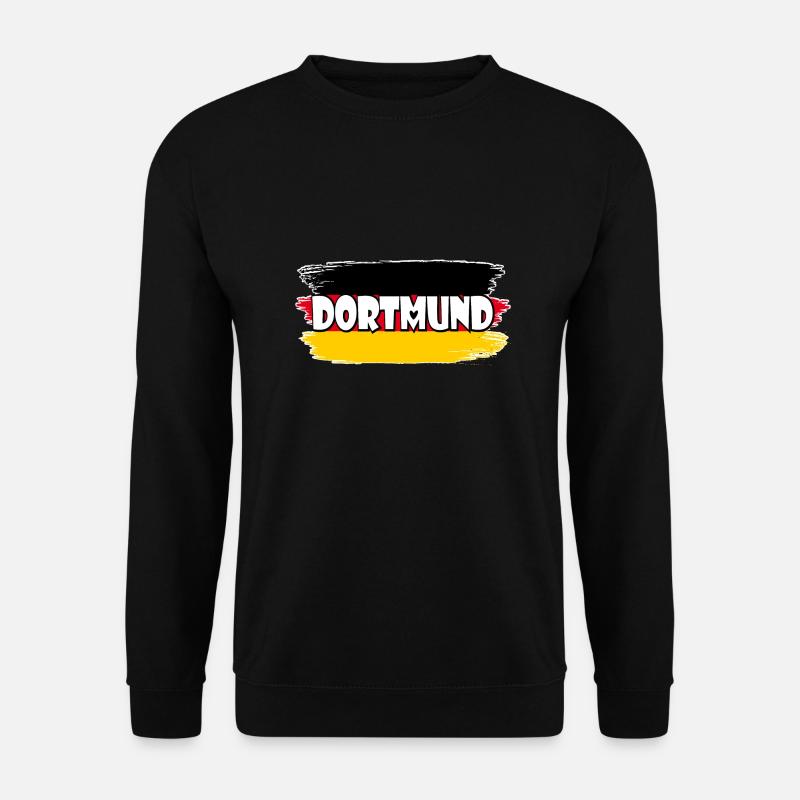 Dortmund Deutschland Flagge - Unisex Pullover - Schwarz