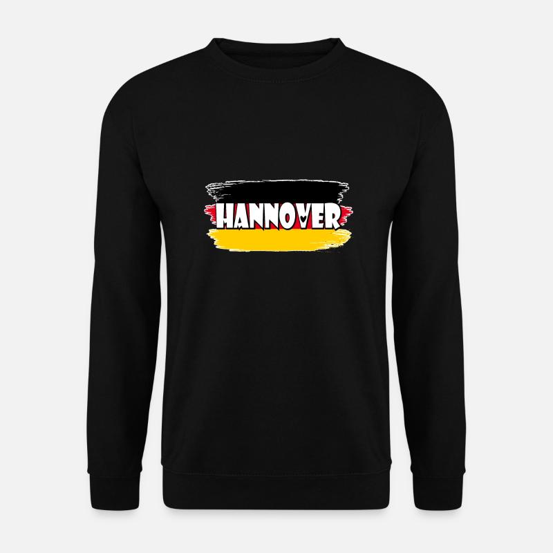 Hannover Deutschland Flagge - Unisex Pullover - Schwarz