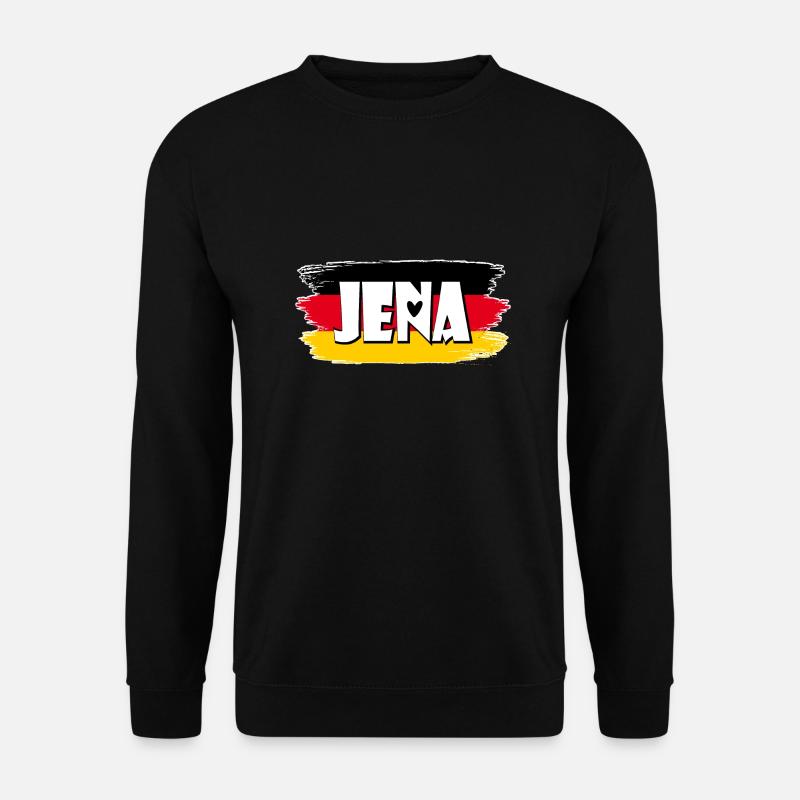Jena Deutschland Flagge - Unisex Pullover - Schwarz