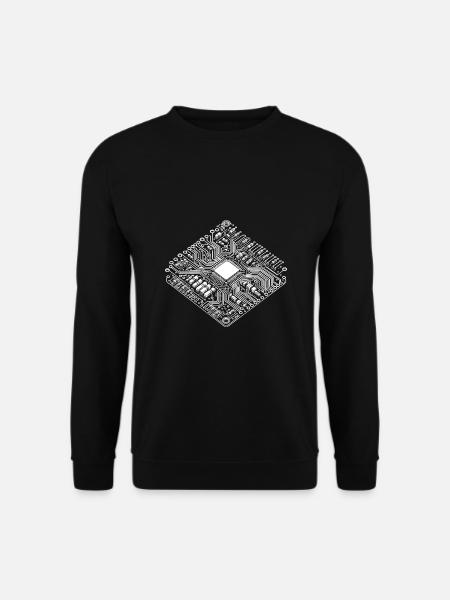 Anatomische CPU & Platine - Coole Informatiker - Unisex Pullover - Schwarz