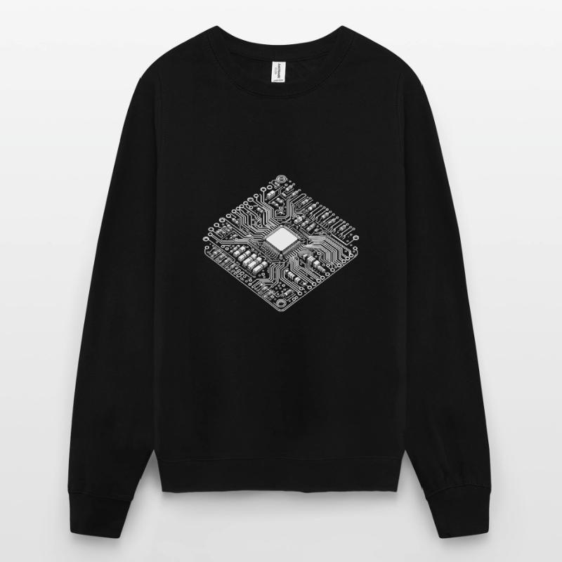 CPU anatomique et PCB - Cool Computer Scientists Sweat-shirt Unisexe