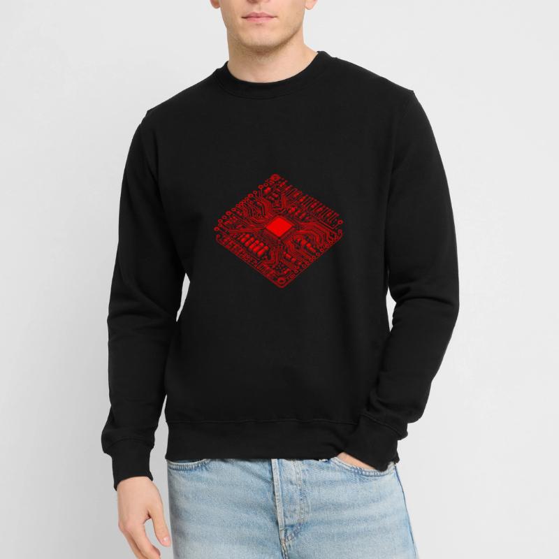 CPU anatomique et PCB - Cool Computer Scientists Sweat-shirt Unisexe