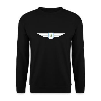 J’aime le Guatemala, T-shirt Style Design - Sweat-shirt Unisexe - noir - Devant - Alina (178cm) & Michal (187cm)