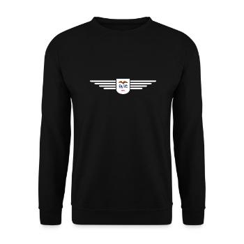 Iowa Fan T-Shirt – Your State! - Unisex Sweatshirt - black - Front - Alina (178cm) & Michal (187cm)