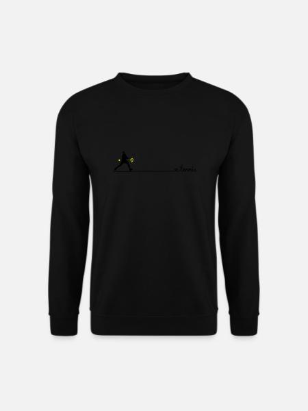 love tennis two - Unisex Pullover - Schwarz