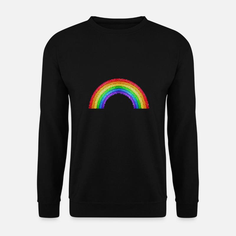 rainbow - Unisex Sweatshirt - black
