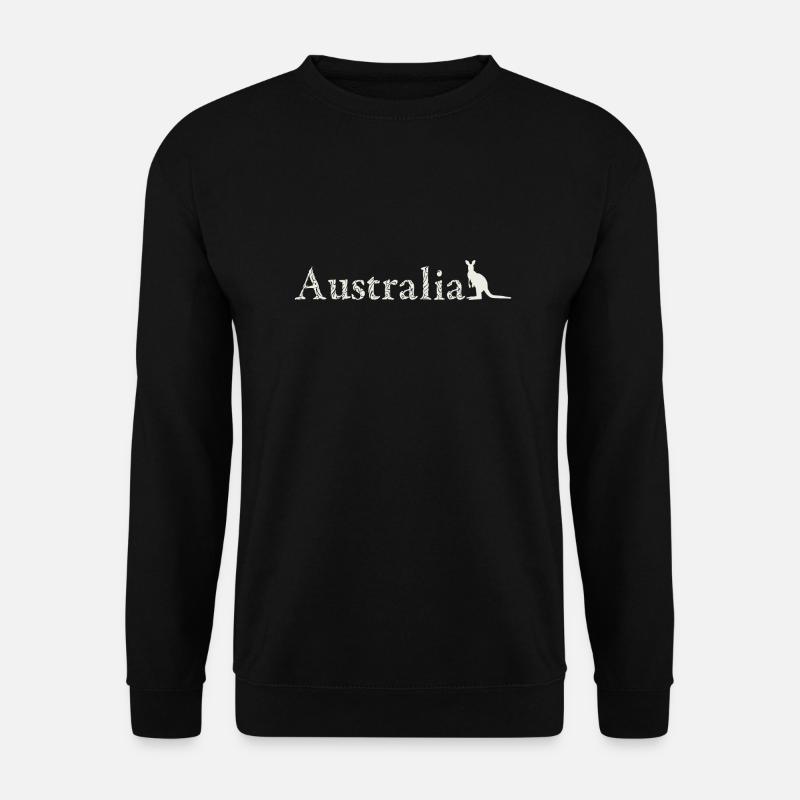 Australia - Kangaroo - Unisex Pullover - Schwarz