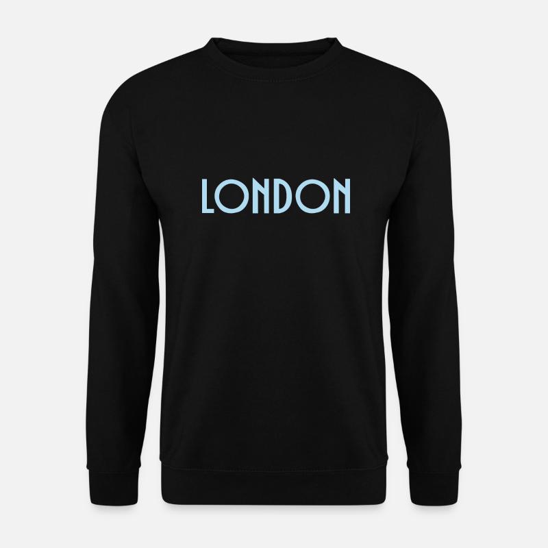 London - Unisex Pullover - Schwarz