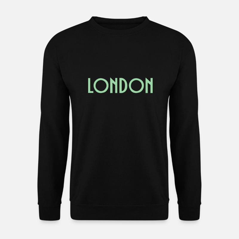 London - Unisex Pullover - Schwarz
