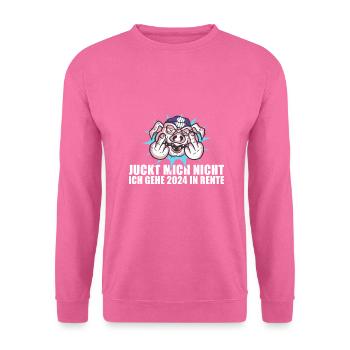 Juckt Mich Nicht Ich Gehe 2024 In Rente Rente 2024 - Unisex Pullover - Pink - Vorne