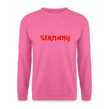 Fashionable home GERMANY Metal-Design - Unisex Sweatshirt - pink - Front