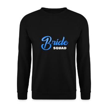 Bride Squad Blue W - Sweat-shirt Unisexe - noir - Devant - Alina (178cm) & Michal (187cm)