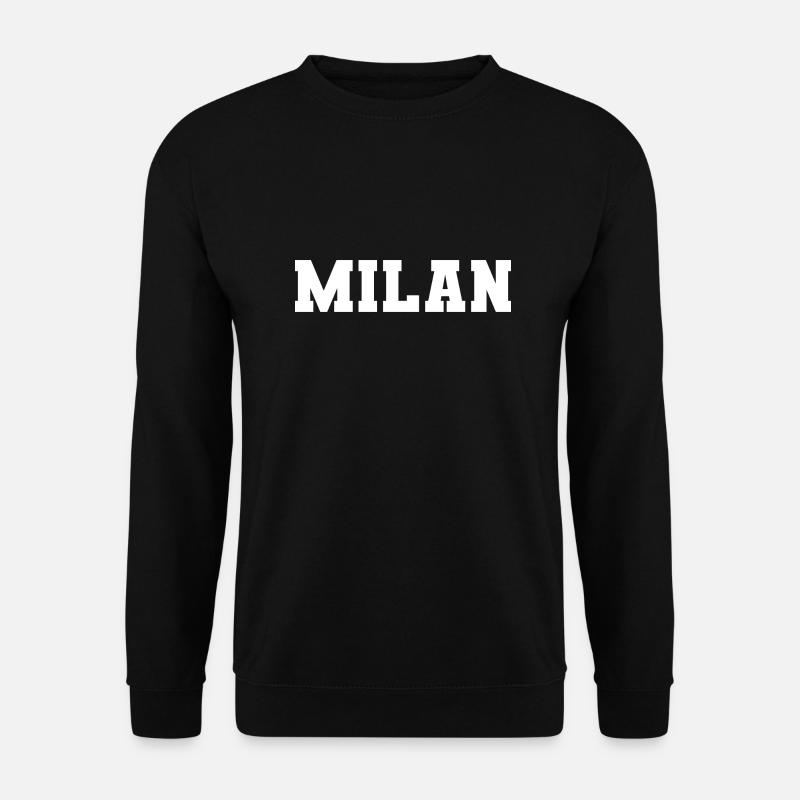 Name - Milan - Unisex Sweatshirt - black