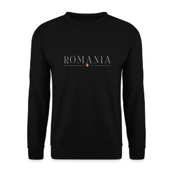 Romania Natural Beauty T-Shirt - Unisex Sweatshirt - black - Front - Alina (178cm) & Michal (187cm)