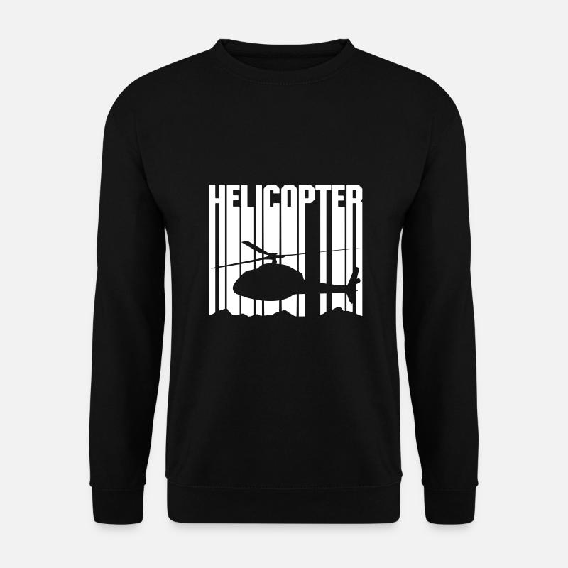 Pilote d'hélicoptère télécommandé RC - Sweat-shirt Unisexe - noir