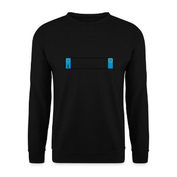 license plate Italy_g1 - Unisex Sweatshirt - black - Front - Alina (178cm) & Michal (187cm)