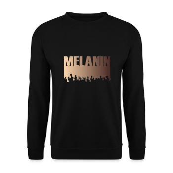 Juneteenth Day 1865, Freedom Day, Melanin - Unisex Sweatshirt - black - Front - Alina (178cm) & Michal (187cm)