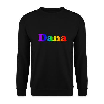Dana - Unisex Pullover - Schwarz - Vorne - Alina (178cm) & Michal (187cm)