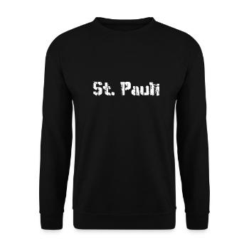 Hamburg Sankt Pauli - Unisex Pullover - Schwarz - Vorne - Alina (178cm) & Michal (187cm)