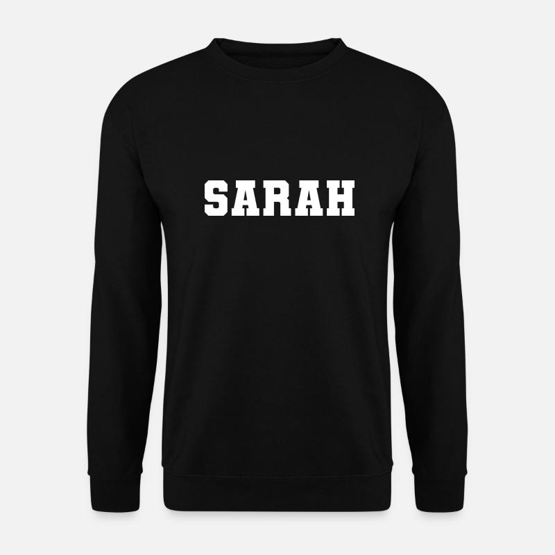 Name - Sara - Unisex Sweatshirt - black