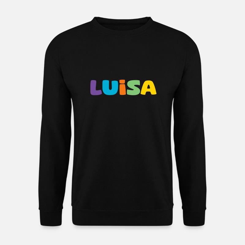 Name - Luisa - Unisex Pullover - Schwarz