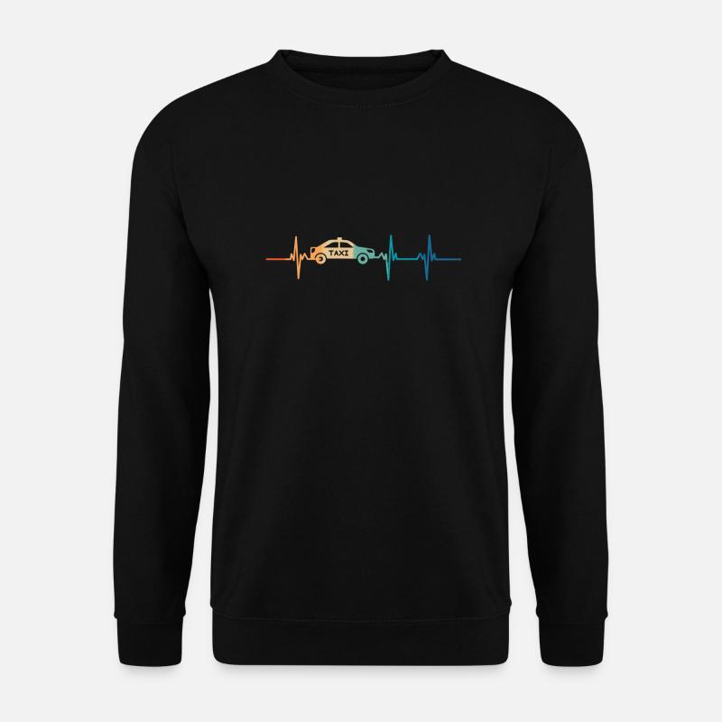 Taxi-Herzschlag - Unisex Pullover - Schwarz