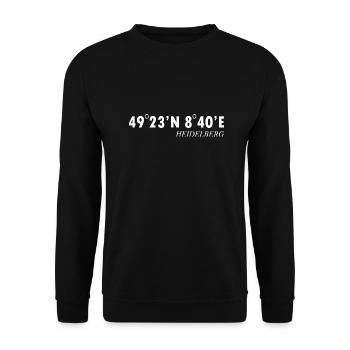 Mannheim Monnem Mannheimat - Unisex Pullover - Schwarz - Vorne - Alina (178cm) & Michal (187cm)