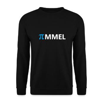Einfach nur Pimmel blau - Unisex Pullover - Schwarz - Vorne - Alina (178cm) & Michal (187cm)