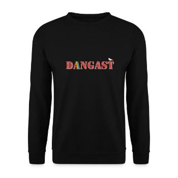 Dangast6_600dpi - Unisex Pullover - Schwarz - Vorne - Alina (178cm) & Michal (187cm)