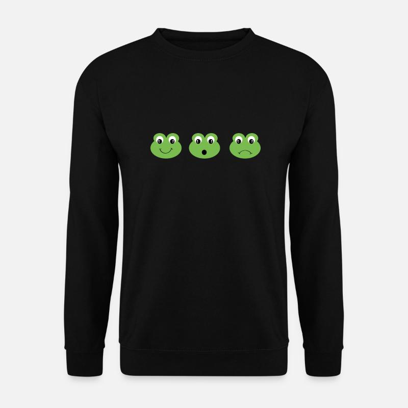 Frosch - Unisex Pullover - Schwarz