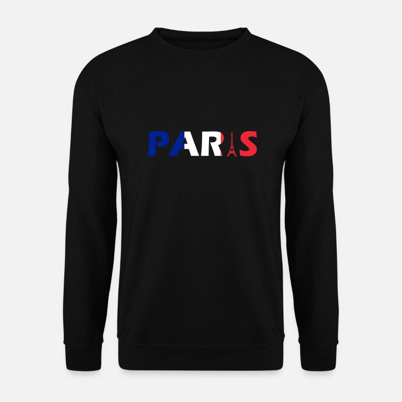 Paris - Unisex Pullover - Schwarz