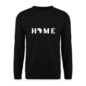 Home Afrilka - Unisex Sweatshirt - black - Front - Alina (178cm) & Michal (187cm)