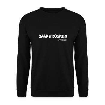 Saarbrücker Style - Unisex Pullover - Schwarz - Vorne - Alina (178cm) & Michal (187cm)