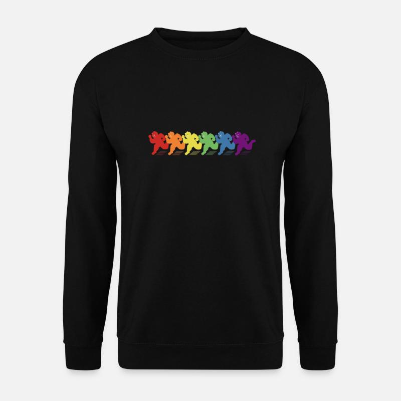Regenbogen Bären Parade! - Unisex Pullover - Schwarz