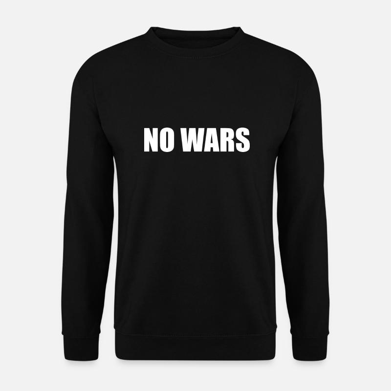 no wars - Unisex Pullover - Schwarz