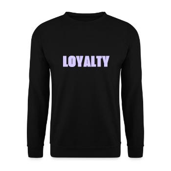 Loyalty - Unisex Sweatshirt - black - Front - Alina (178cm) & Michal (187cm)