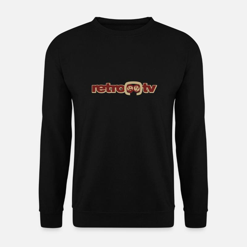 retro-tv Logo - Unisex Pullover - Schwarz