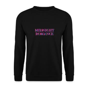 Midnight romance clear spectrum - Unisex Sweatshirt - black - Front - Alina (178cm) & Michal (187cm)