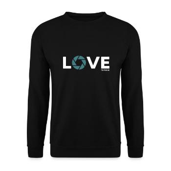 Photographer Photograph Focus Lens - Unisex Sweatshirt - black - Front - Alina (178cm) & Michal (187cm)