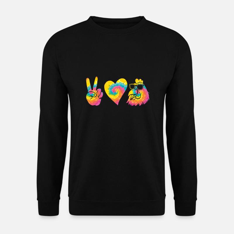 Hühner Henne - Unisex Pullover - Schwarz