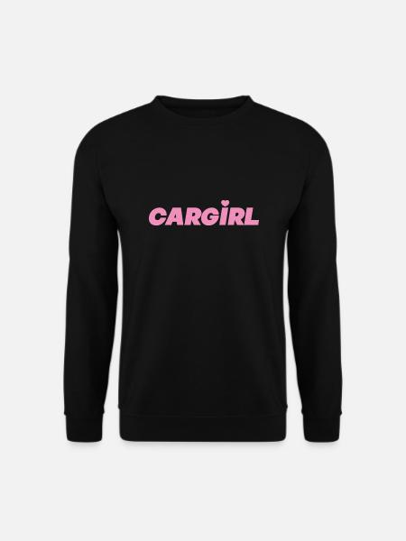 car girl Design / Auto Tuning Designs - Unisex Pullover - Schwarz